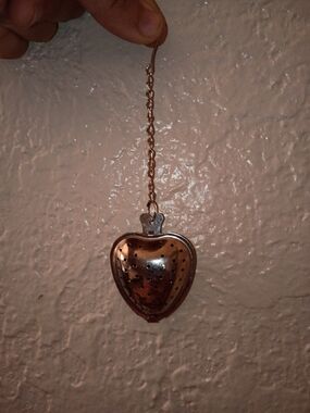 Heart-Shaped Tea Infuser - Silver Tone